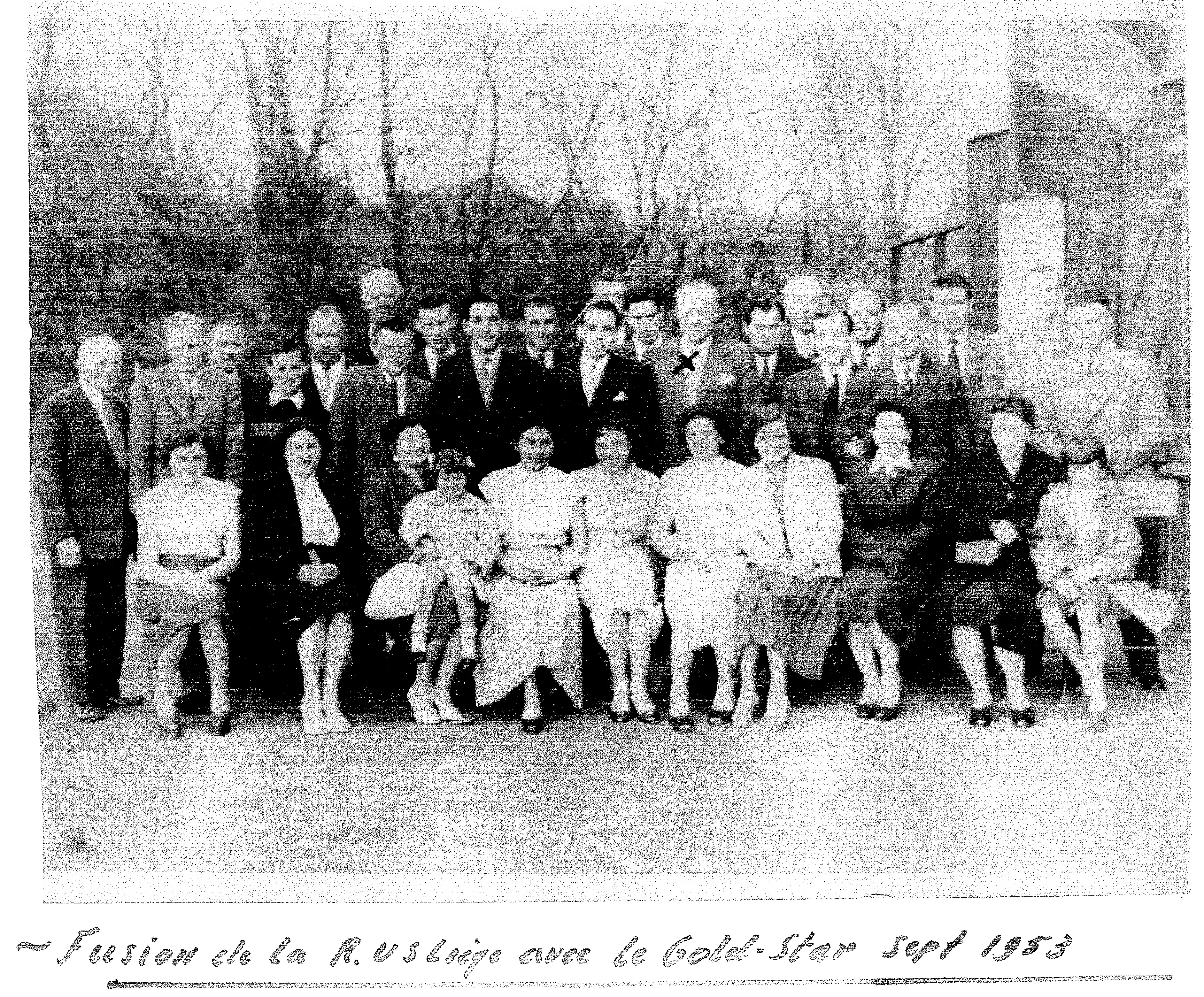 Fusion RUS Liège et Gold Star Liège en 1953